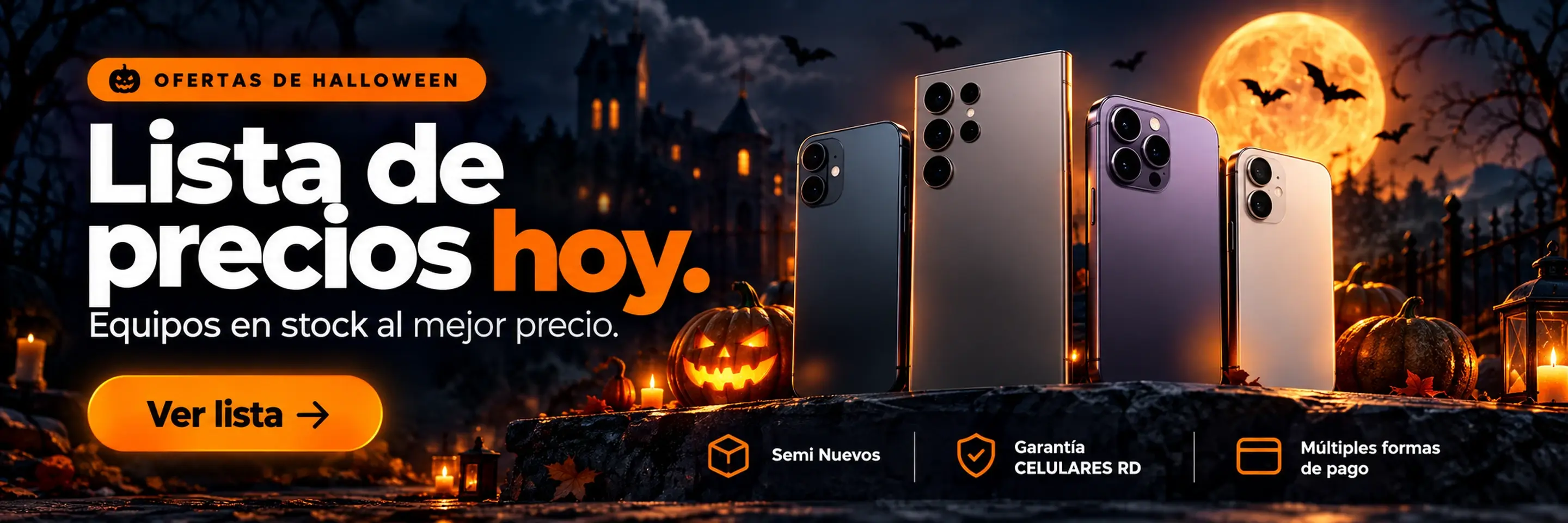Lista de precios de hoy: equipos en stock al mejor precio, con garantía y varios medios de pago