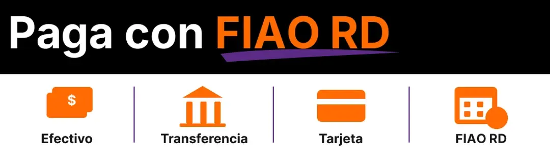 Medios de pago aceptados por CELULARES RD: Efectivo, Transferencia bancaria, Tarjeta